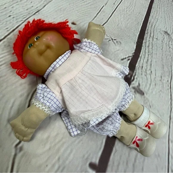 CABBAGE PATCH 8 inch vintage doll with red hair and brown eyes - Picture 4 of 6